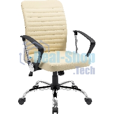 Кресло Defender DUBLIN бежевый, экокожа