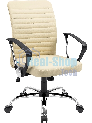 Кресло Defender DUBLIN бежевый, экокожа