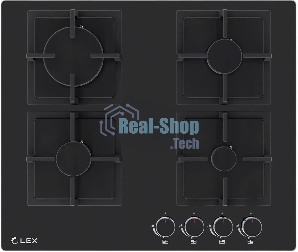 Газовая варочная панель LEX GVG 644A BBL