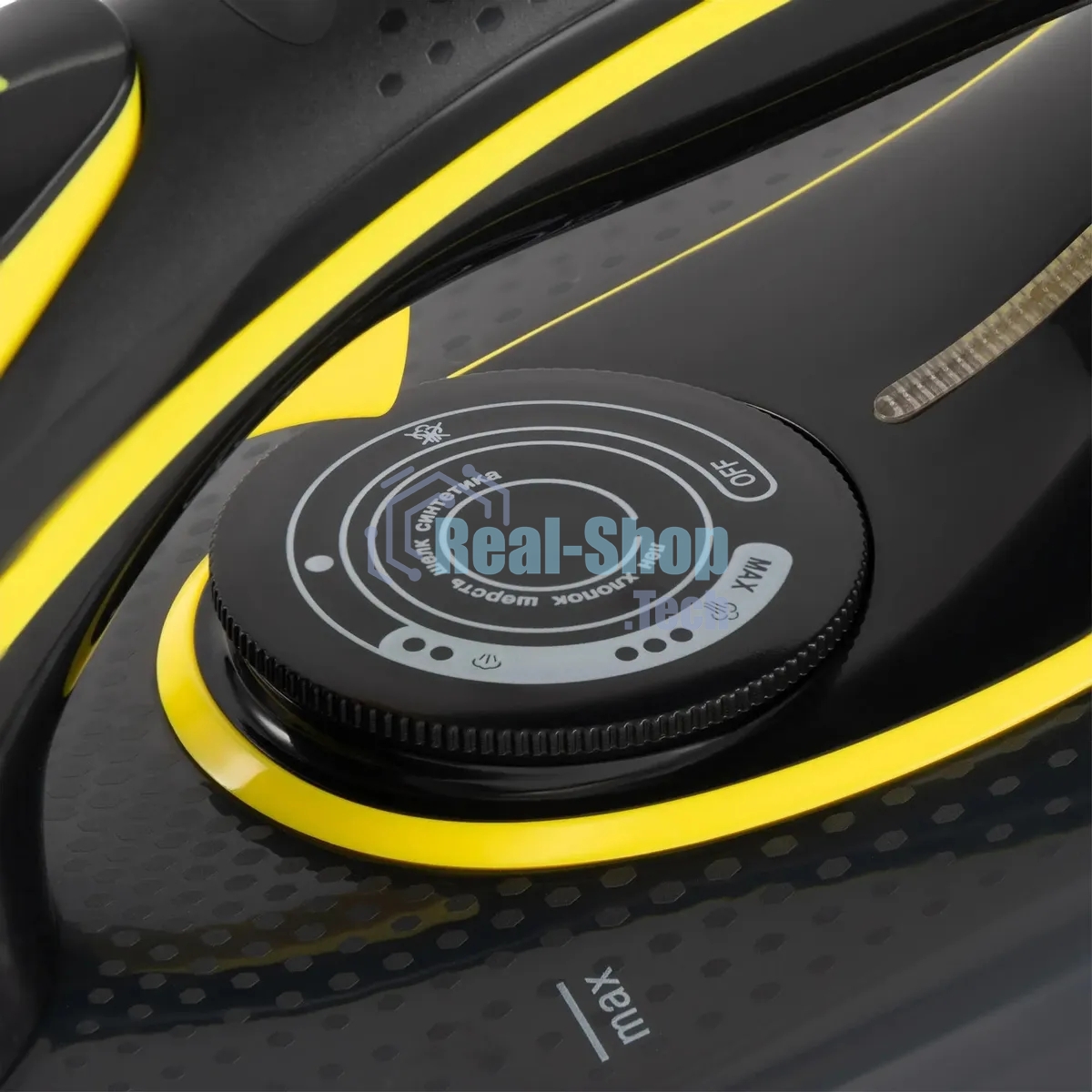 Утюг Hyundai H-SI01560 3200Вт черный/желтый