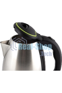 Чайник электрический Матрена MA-001 1,8 л,сталь,цвет крышки зеленый (005458)