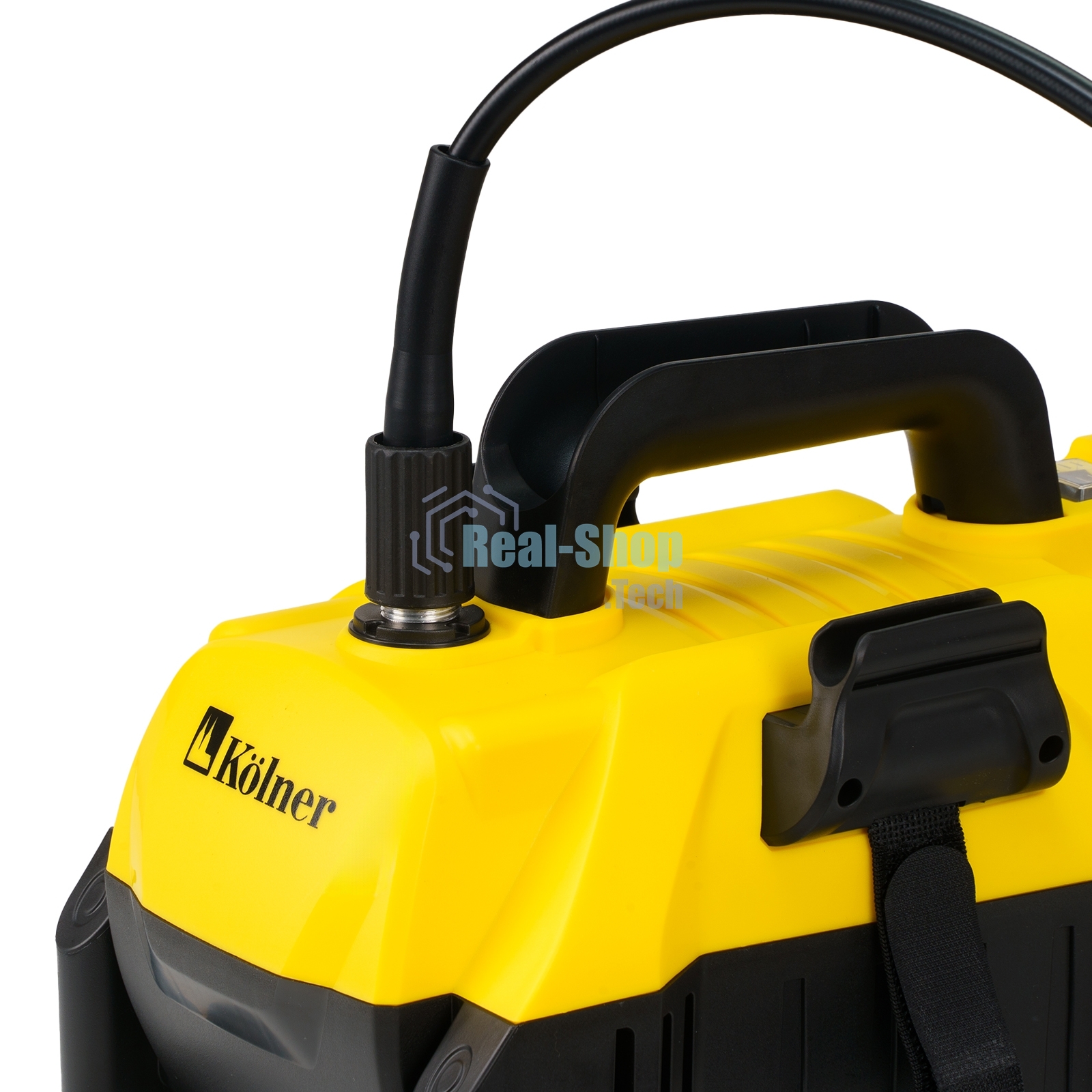 Мойка высокого давления 130/70 бар, KOLNER K140F, на 4 колесах, 1600Вт, 480л/ч, метал.помпа, шланг ВД 5м, кабель 5м, самовсас, Auto stop (пеногенератор)