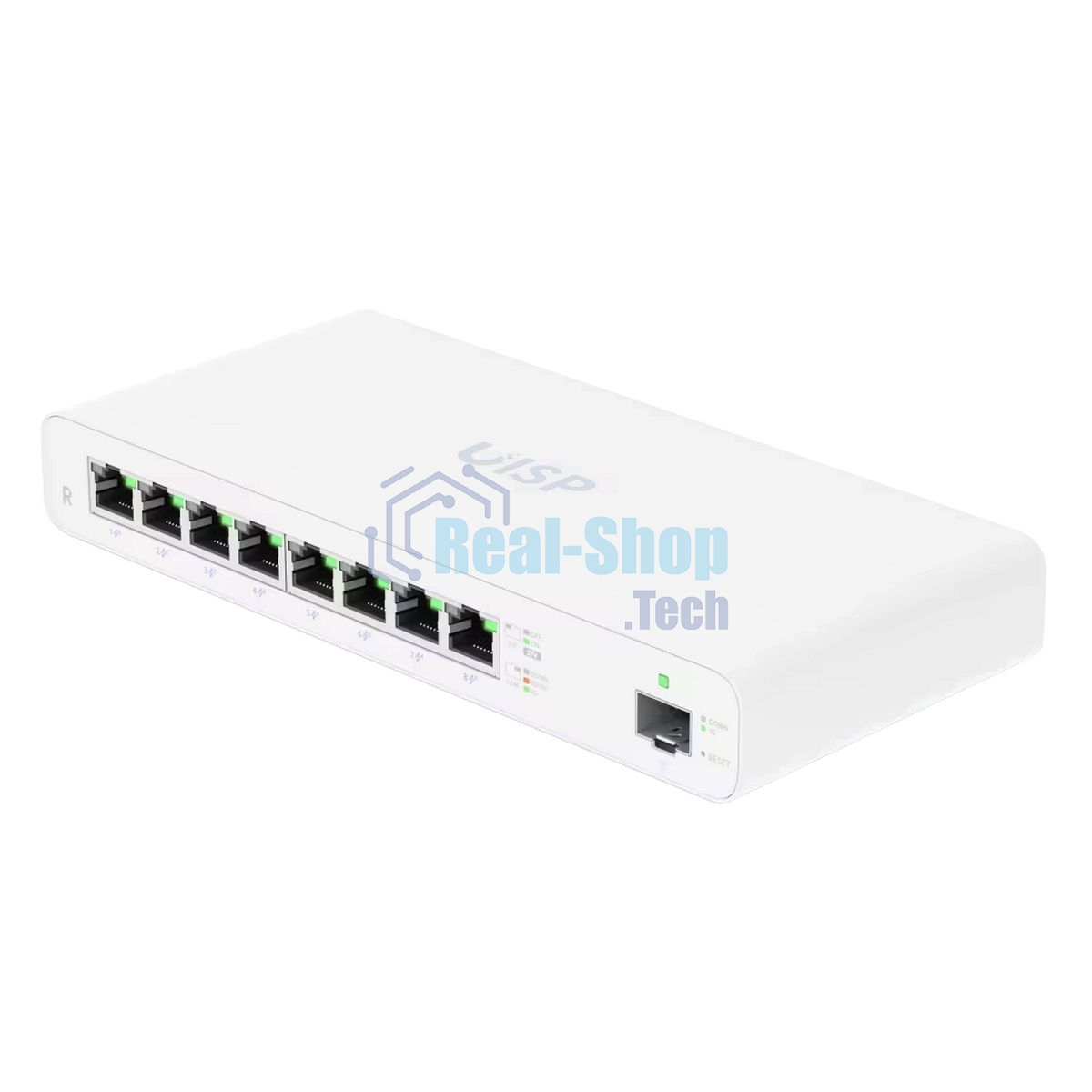 Маршрутизатор Ubiquiti UISP Router 2 ядра (880 МГц), 8х 1G RJ45, 1х SFP, раздача PoE 110 Вт