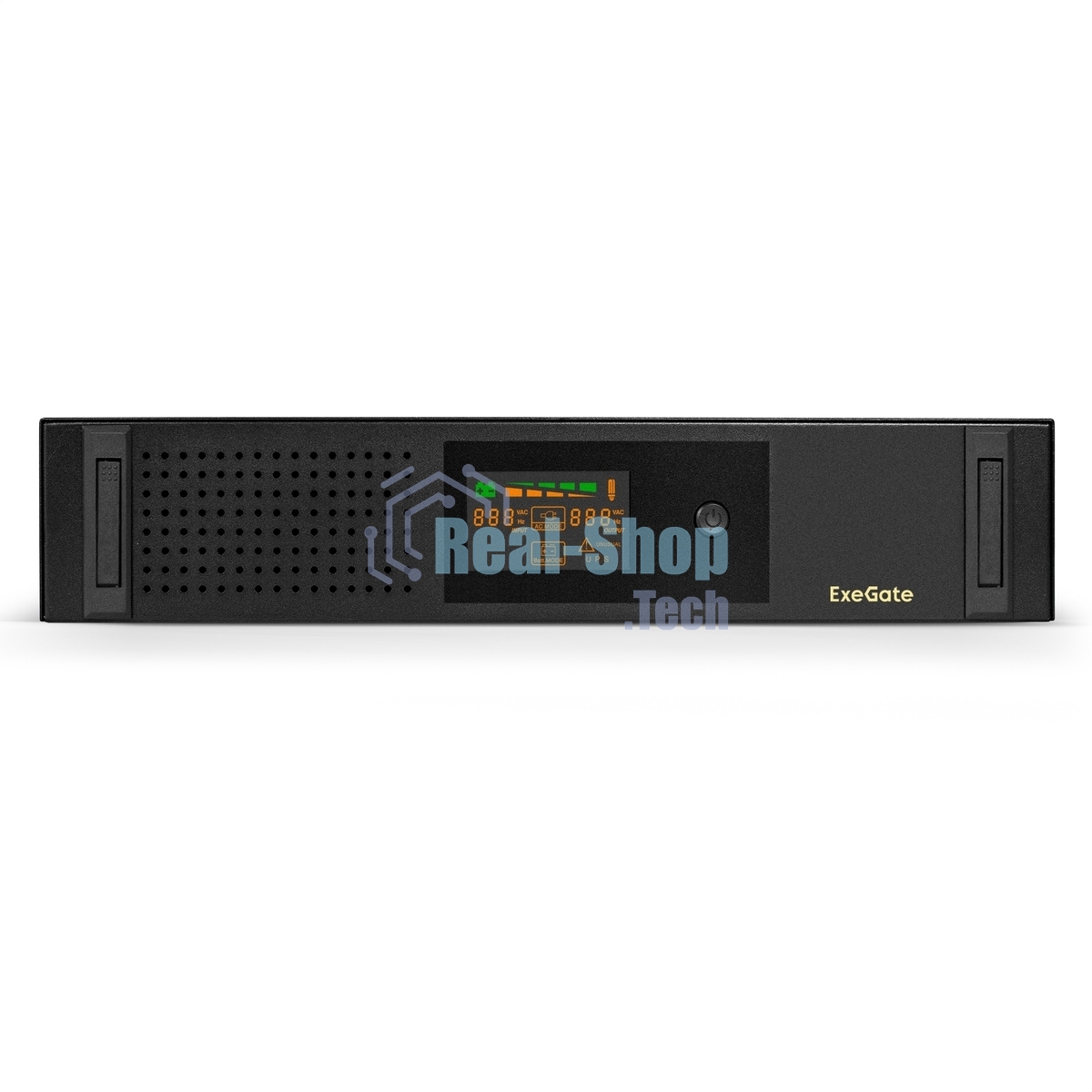 Источник бесперебойного питания ExeGate ServerRM UNL-800.LCD.AVR.2SH.3C13.USB.2U 800VA/480W, Color LCD, AVR, 2*Schuko+3*C13, USB, 2U, установка в стойку, черный