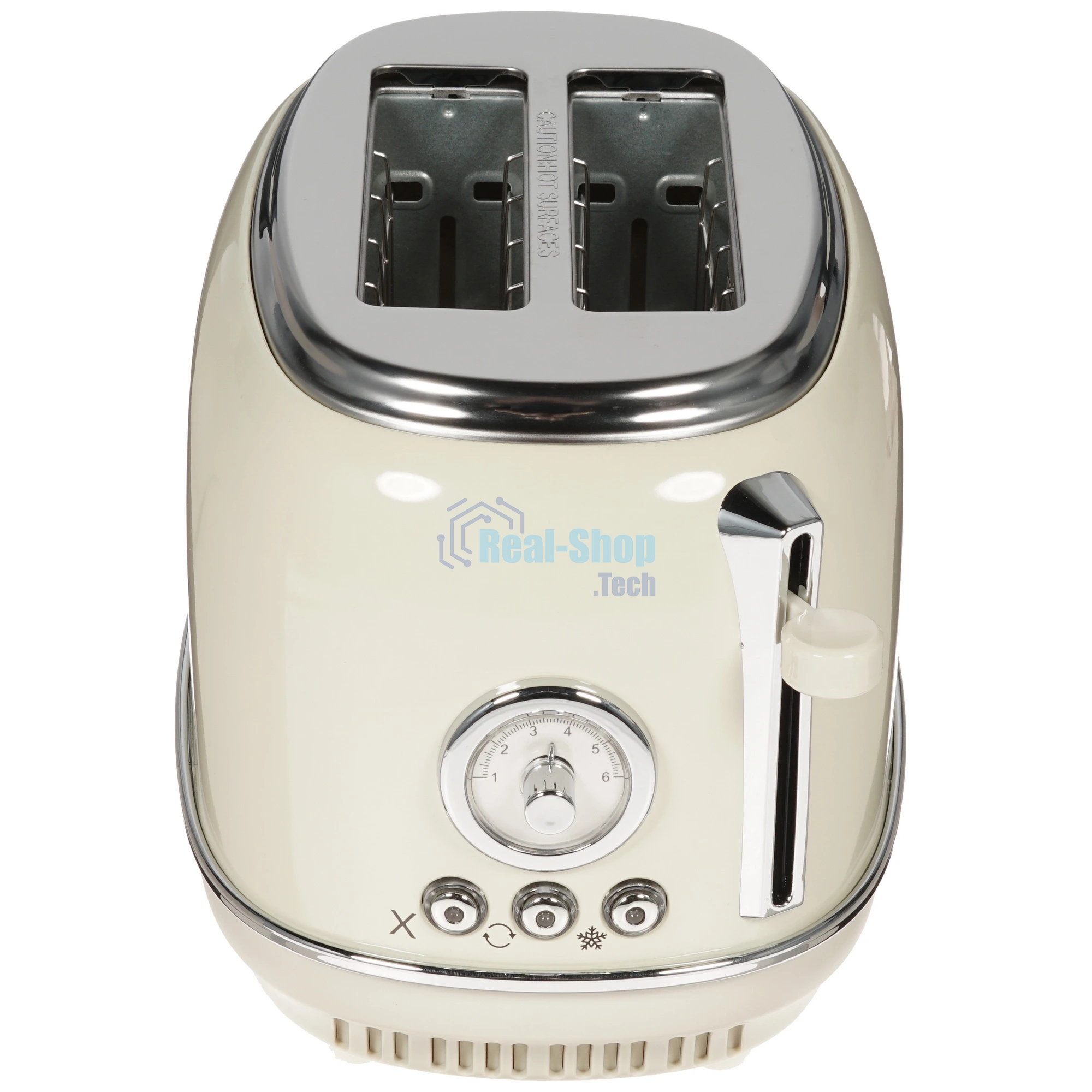Тостер Tesler TT-245 бежевый, 815 Вт, 2 слота