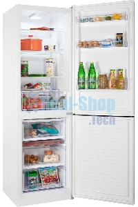 Холодильник Nordfrost NRB 152 W, двухкамерный 205/115л, морозилка снизу, белый