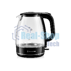 Чайник электрический BRAYER BR1030, 2200 Вт, 1,7 л, стекл.корп,автооткл.при.закип,подсвет