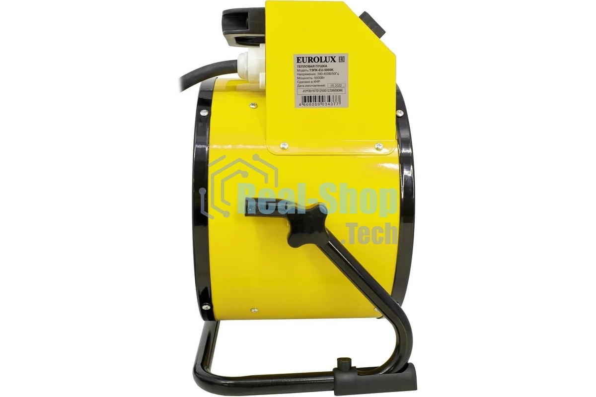 Пушка тепловая электрическая ТЭПК-EU-5000K круглая керамич. нагрев. элемент EUROLUX 67/1/38