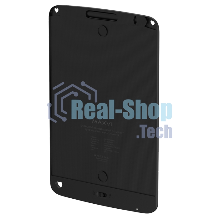 Графический планшет Maxvi MGT-01 черный, LCD планшет для заметок и рисования