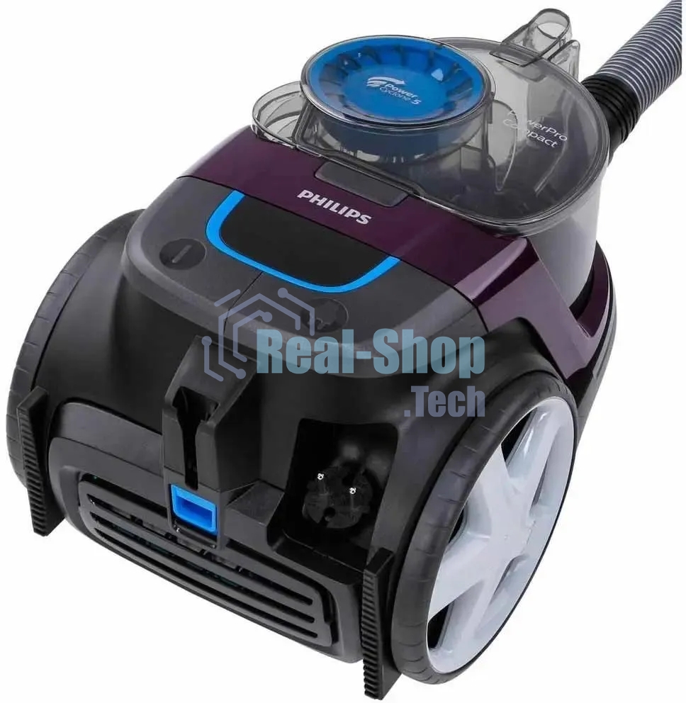 Пылесос Philips FC9333/09 фиолетовый/черный, 750/900 Вт, уборка сухая, пылесборник контейнер, 1.5 л