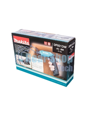 Отвертка аккумуляторная Makita DF001DW Отвертка ак, 3.6В,встр1.5А·ч Li-ion,220об\мин,4Нм,0.36кг,чем,н-р акс 81шт,подсв,USB шнур