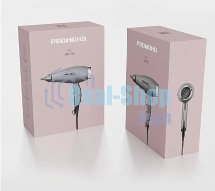 Фен Redmond HD-1704, серый