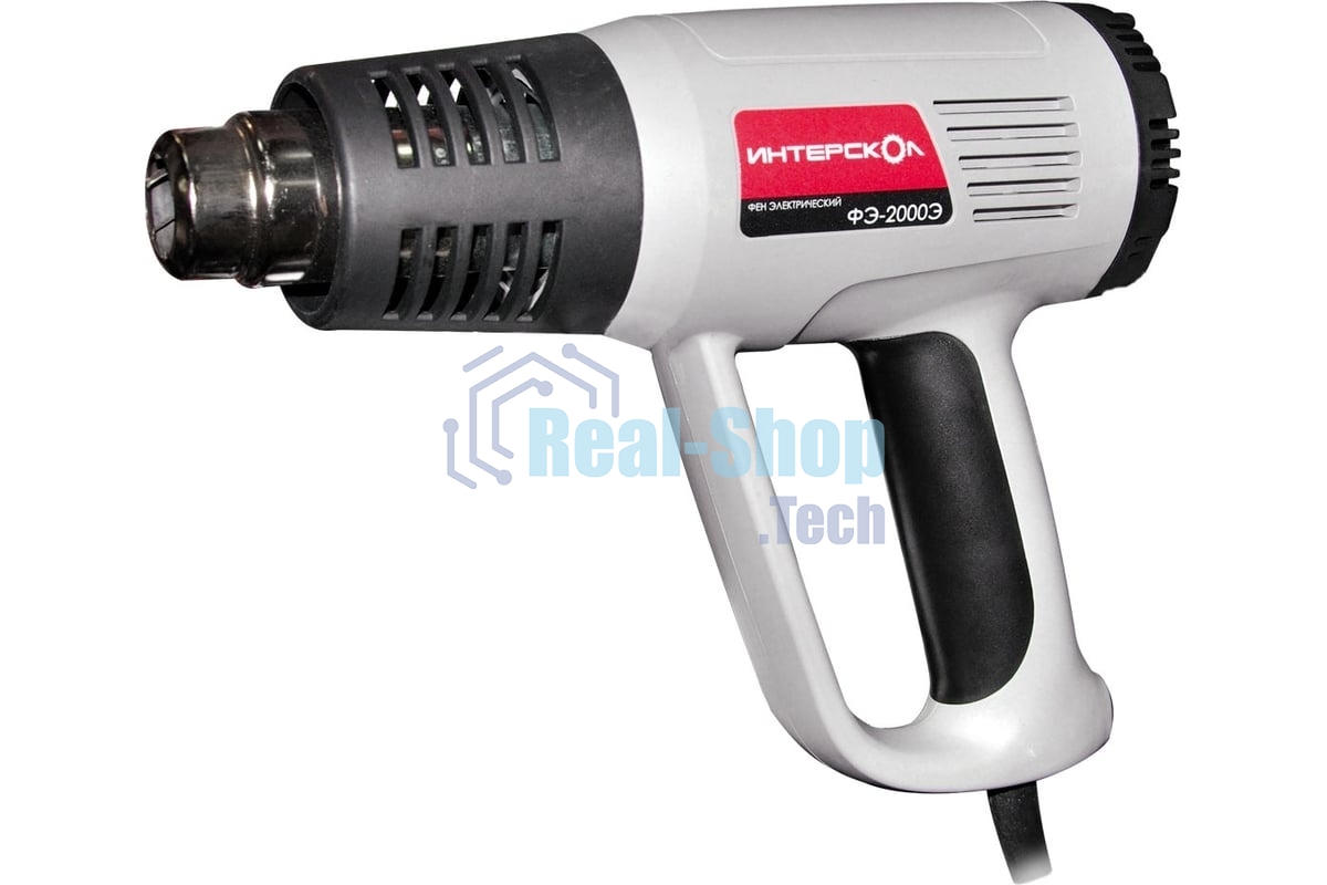 Фен технический Интерскол ФЭ-2000Э 2000Вт темп.80-600С