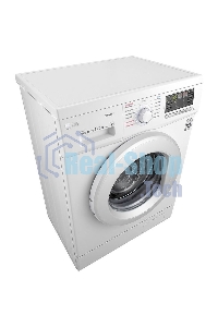 Стиральная машина LG F1296HDS1 белый, загрузка фронтальная 7 кг, 1200 об/мин., класс: А
