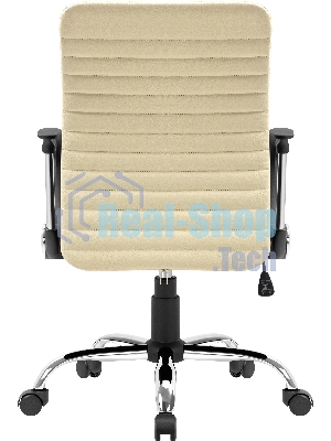 Кресло Defender DUBLIN бежевый, экокожа