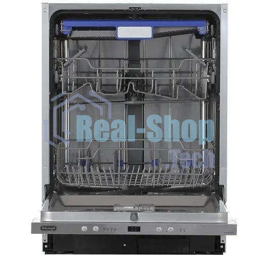 Встраиваемая посудомоечная машина DeLonghi DDW 06F Basilia, серебристый, 59.8 см, 14 компл., 49 дБ, класс A++