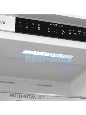Встраиваемый холодильник Gorenje NRKI519141 белый двухкамерный 207/68 л морозилка снизу, No Frost