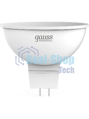 Лампа светодиодная Gauss Elementary 13511 11Вт цок.:GU5.3 софит 180B св.свеч.бел.теп. MR16 (упак.:10шт)