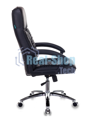 Кресло Бюрократ T-9908AXSN-AB черный, кожа