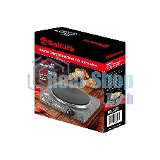 Плита настольная электрическая Sakura ПЭ-09 1500Вт 185мм 1конф/диск