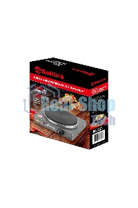 Плита настольная электрическая Sakura ПЭ-09 1500Вт 185мм 1конф/диск