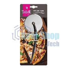 Кухонный нож для пиццы TalleR 65134-TR нержавеющая сталь, ручка из цинкового сплава