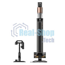 Пылесос вертикальный Dreame Cordless Vacuum Cleaner Z20AquaCycle Station черный/золотистый, питание от аккумулятора, 250 Вт, уборка влажная/сухая, пылесборник 0.6 л