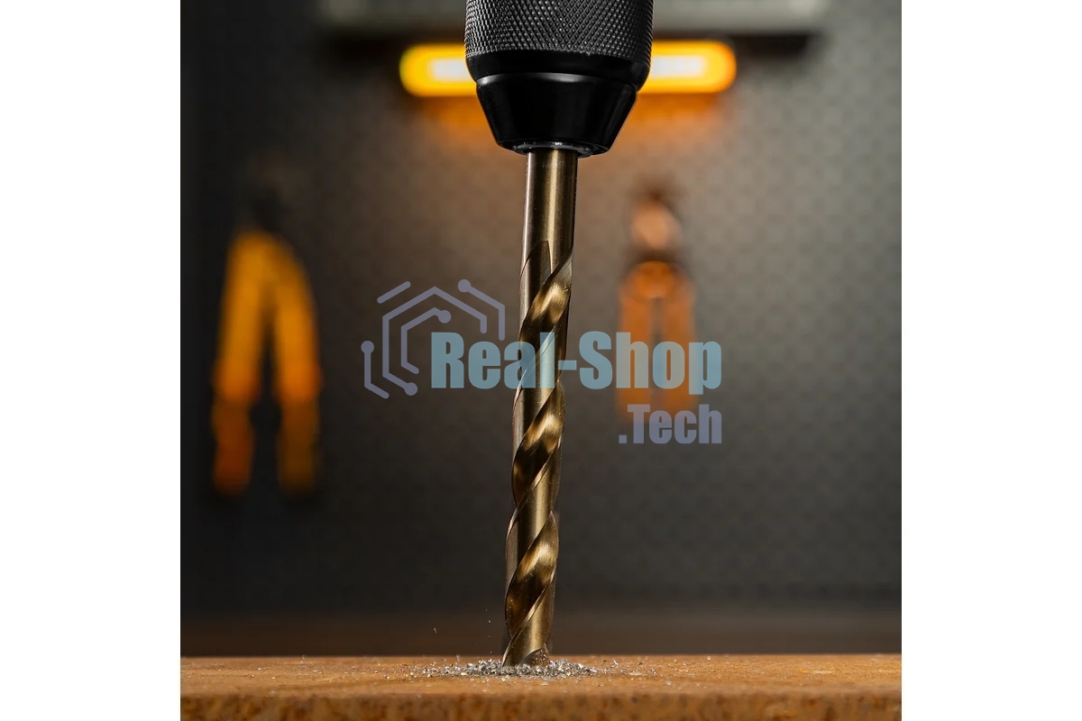 Сверло по металлу Denzel 12 мм, HSS Co-8%