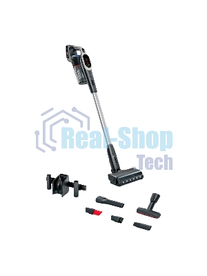 Пылесос вертикальный Bosch BCS931GAC серый, питание от аккумулятора, 2200 Вт, уборка сухая, пылесборник 0.4 л