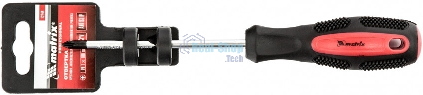 Отвертка Matrix Anti-Slip 12244 PH1 х 100 мм, CrV, двухкомп. рукоятка