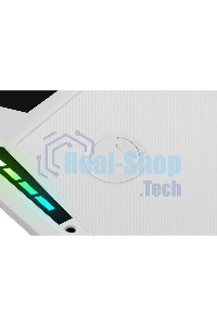 Стол игровой Defender Infinity RGb, подвес круж+гарн., бел, 120 5