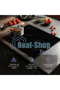 Электрическая варочная панель Zigmund & Shtain CN 42.6 B Hi-Light, независимая, черный