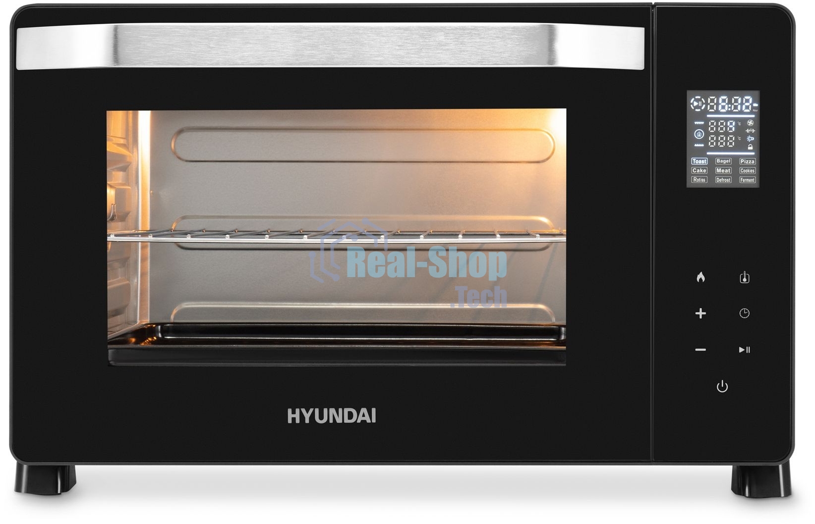 Мини-печь Hyundai MIO-HY082 38л. 2000Вт черный