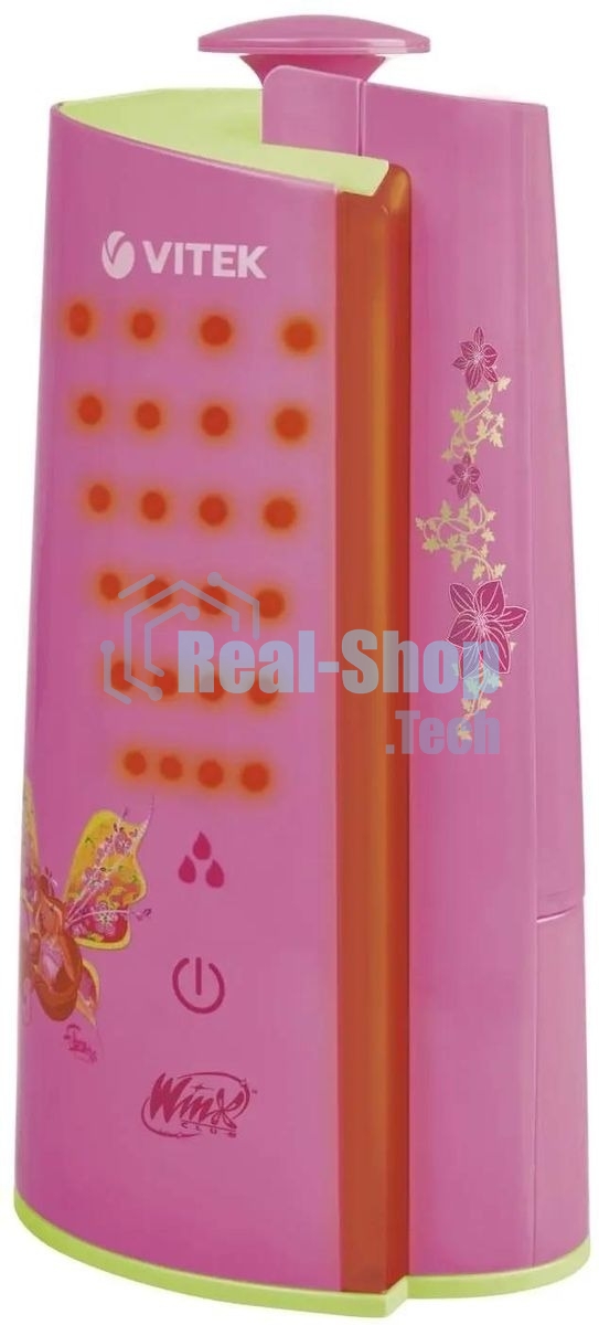 Увлажнитель ультразвуковой Vitek WX-3101, 10кв.м, 1,3л, 20Вт, подсветка, розовый