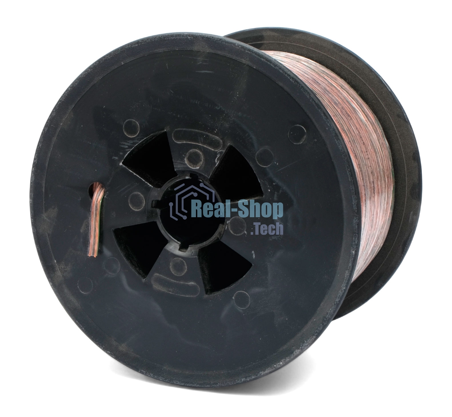 Акустический кабель Power Cube, 2x0,5, 100M, прозрачный, на катушке