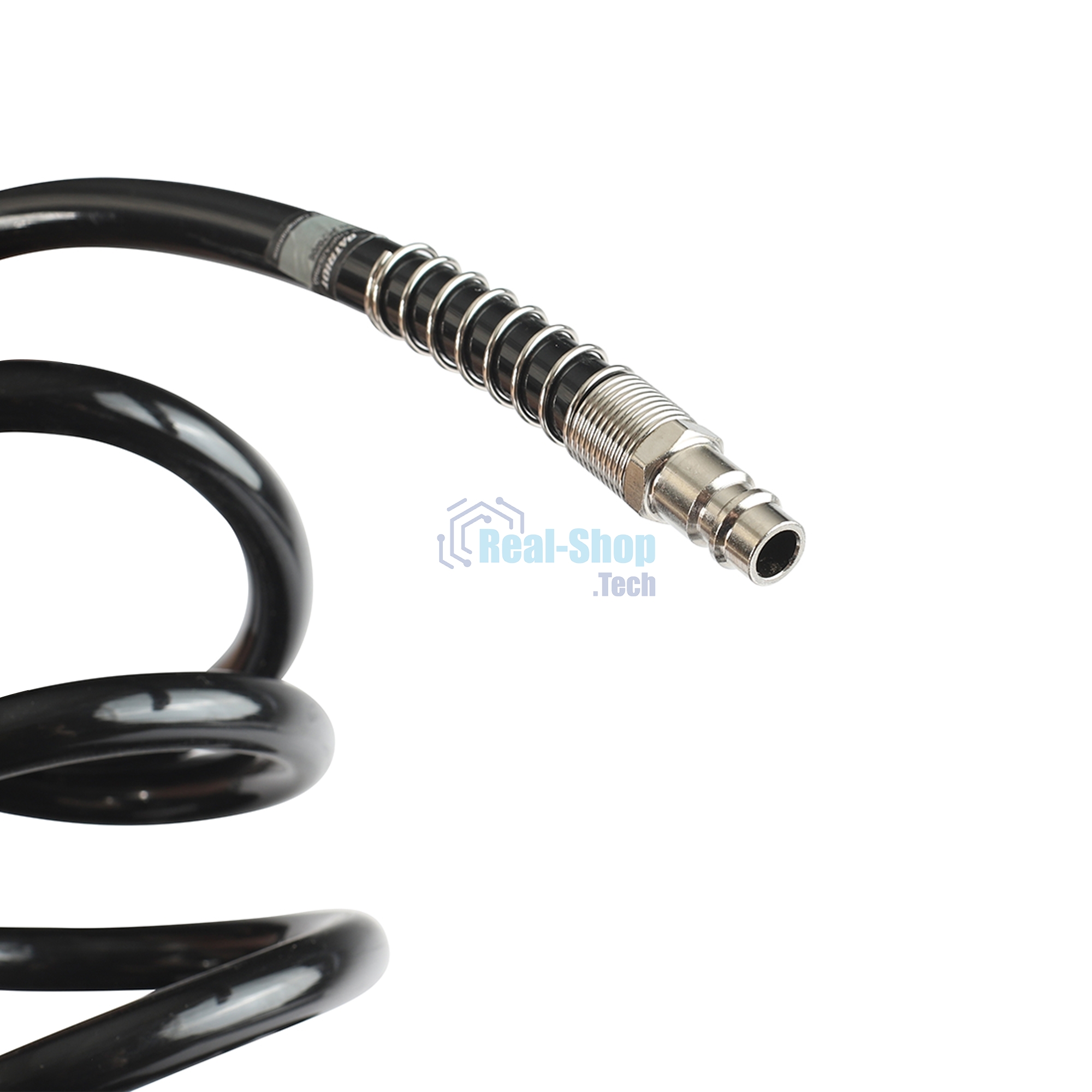 Шланг спиральный PATRIOT PU 15/8, полиуретан, длина 15 м, диаметр 8x12 мм,быстросъем.