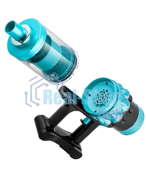 Пылесос вертикальный BRAYER BR4271 голубой, питание от сети, 185 Вт, уборка сухая, пылесборник 0.8 л