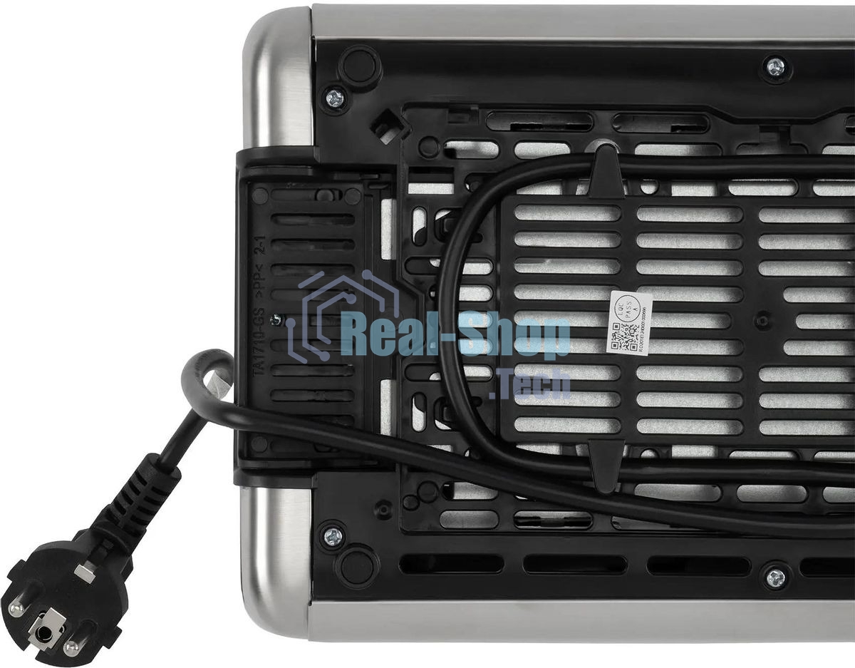 Тостер Hyundai HYT-3305 800Вт черный/серебристый