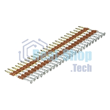 Гвозди Denzel для пнев. нейлера (оцинк.), длина - 50 мм, диам. - 2,9 мм, 2000 шт.
