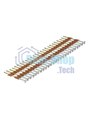 Гвозди Denzel для пнев. нейлера (оцинк.), длина - 50 мм, диам. - 2,9 мм, 2000 шт.