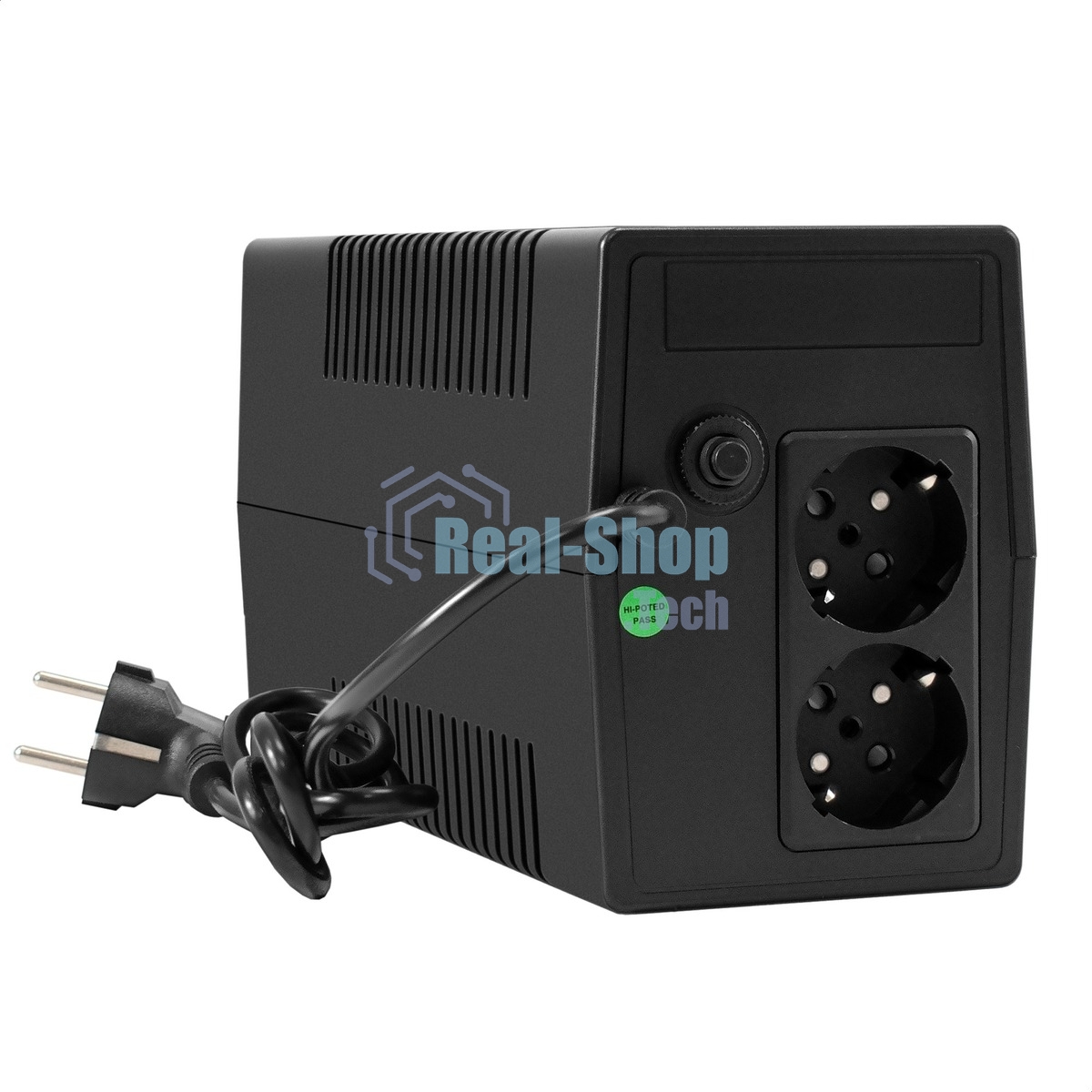 Источник бесперебойного питания ExeGate Power NB-800.LED.AVR.2SH (800VA/480W, LED, AVR, 2*Schuko, батарея 12V 9Ah, Black)
