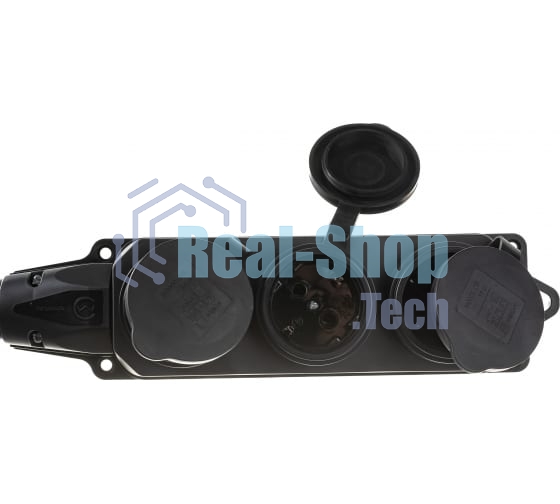 Удлинитель Power Cube PC-3G-3B-20(IP), 16А, 3 р с/з, 20 м, IP44