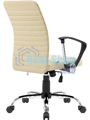 Кресло Defender DUBLIN бежевый, экокожа