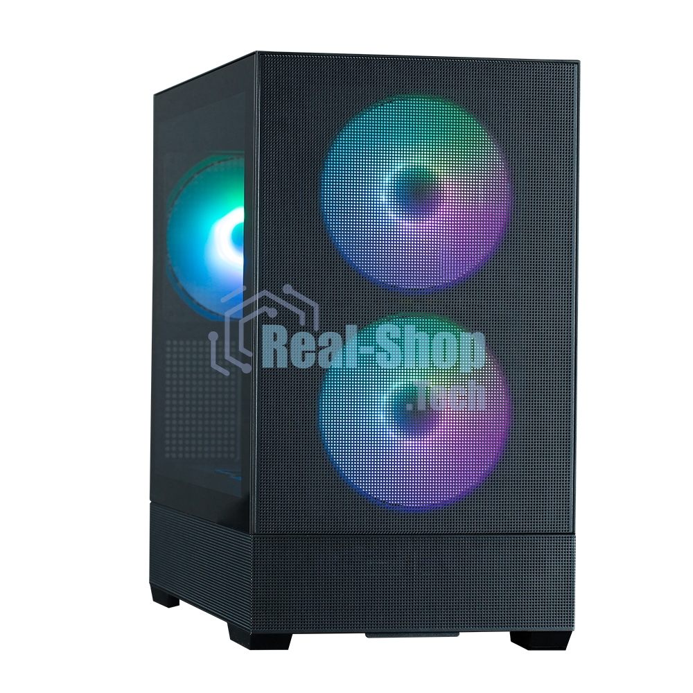 Компьютерный корпус ZALMAN P30 AIR, MATX, BLACK, WINDOW, 2xCombo (3.5'' or 2.5''), 3x2.5