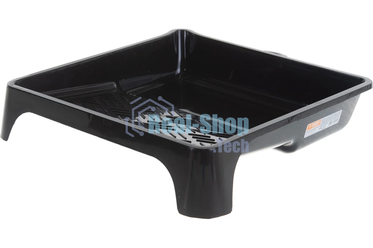 Ванночка малярная Зубр СТАНДАРТ пластмассовая, для валиков до 270 мм, 330х350мм, 0,8 л