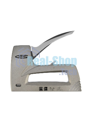Степлер GROSS 41007 мебельный (Aluminium 140) алюм корпус рег удара тип Скобы 140 300 6-14мм