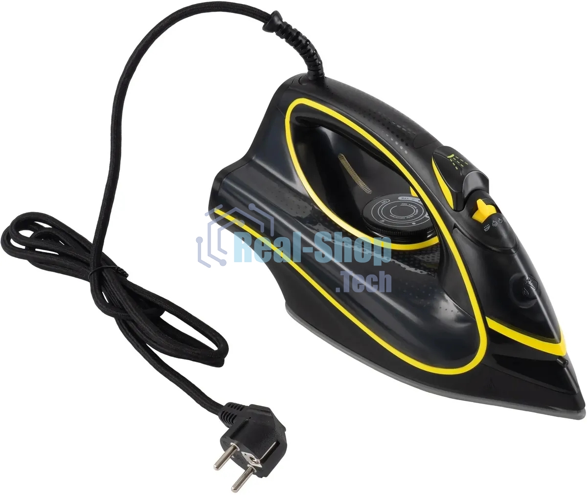 Утюг Hyundai H-SI01560 3200Вт черный/желтый
