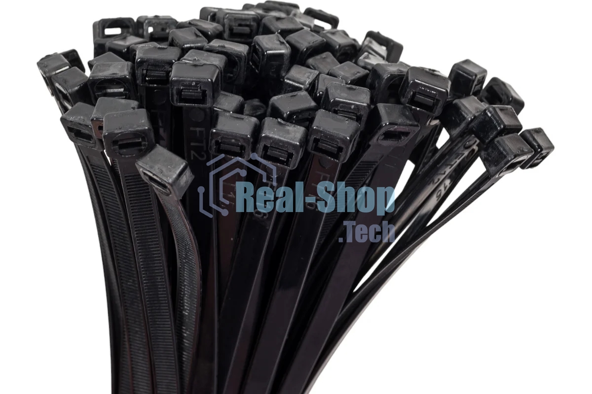 Хомут кабельный 7.6х400 нейл. черный (уп. 100 шт) ИЭК UHH32-D076-400-100