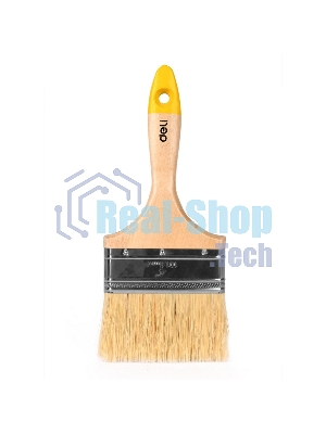 Отделочный инструмент Deli Кисть малярная с деревянной ручкой Deli DL509124 100мм
