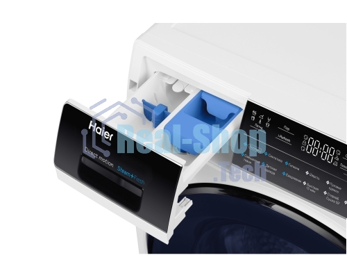 Стиральная машина с сушкой Haier HWD100-B14979 белая, загрузка фронтальная 10кг, 1400 об/мин., класс: B